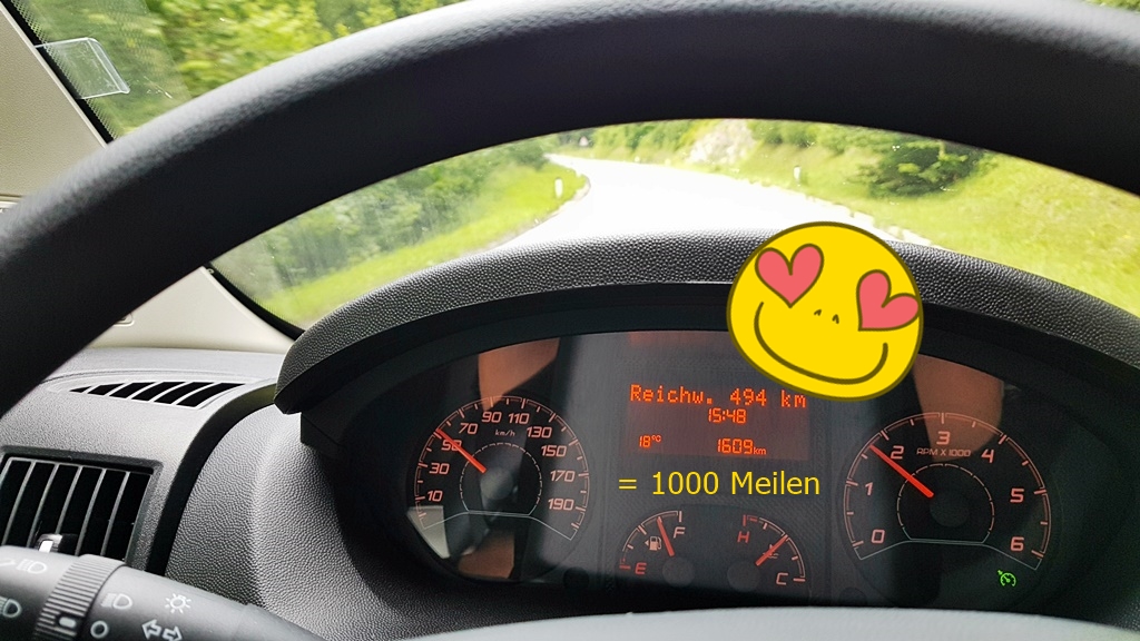 Die ersten 1000 Meilen