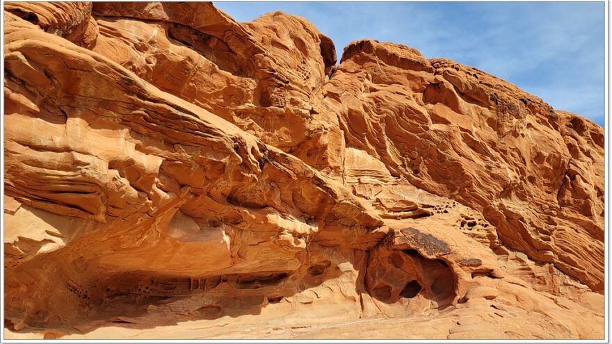 Atlatl Rock, Arch Rock, Valley of Fire, Nevada, USA