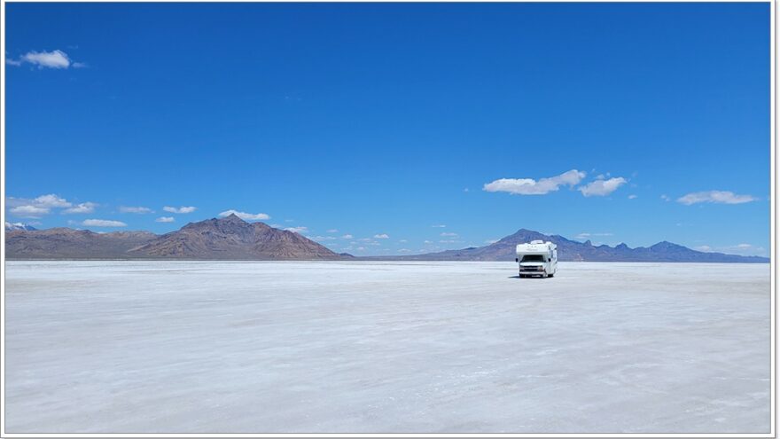 Bonneville Salt Flats, Utah, USA