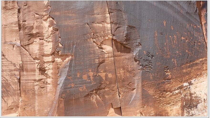 Colorado River, Petroglyphen, Moab, Utah, USA