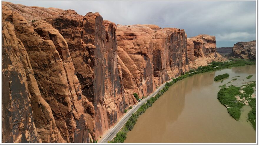 Colorado River, Petroglyphen, Moab, Utah, USA