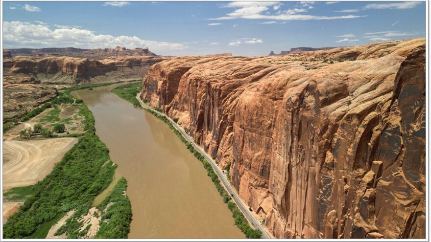 Colorado River, Petroglyphen, Moab, Utah, USA