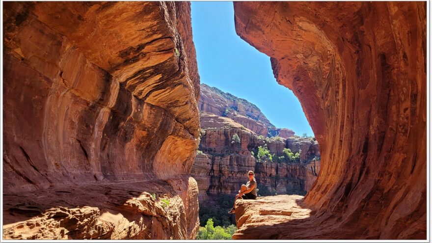 Sedona, Red Rocks, Subway Cave, Arizona, USA