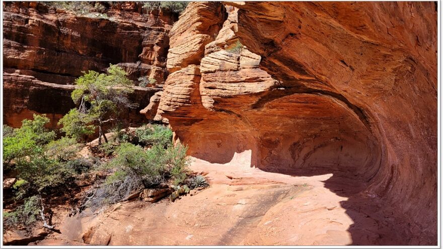 Sedona, Red Rocks, Subway Cave, Arizona, USA