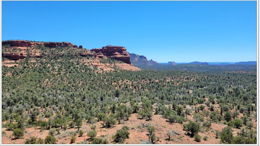 Sedona, Red Rocks, Vista, Fay Canyon, Arizona, USA