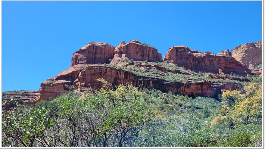 Sedona, Red Rocks, Vista, Fay Canyon, Arizona, USA