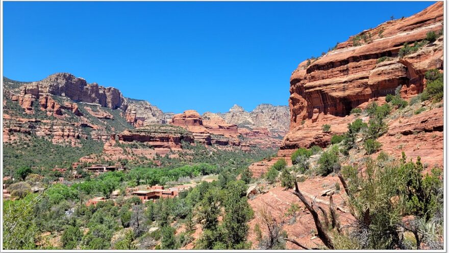 Sedona, Red Rocks, Vista, Fay Canyon, Arizona, USA