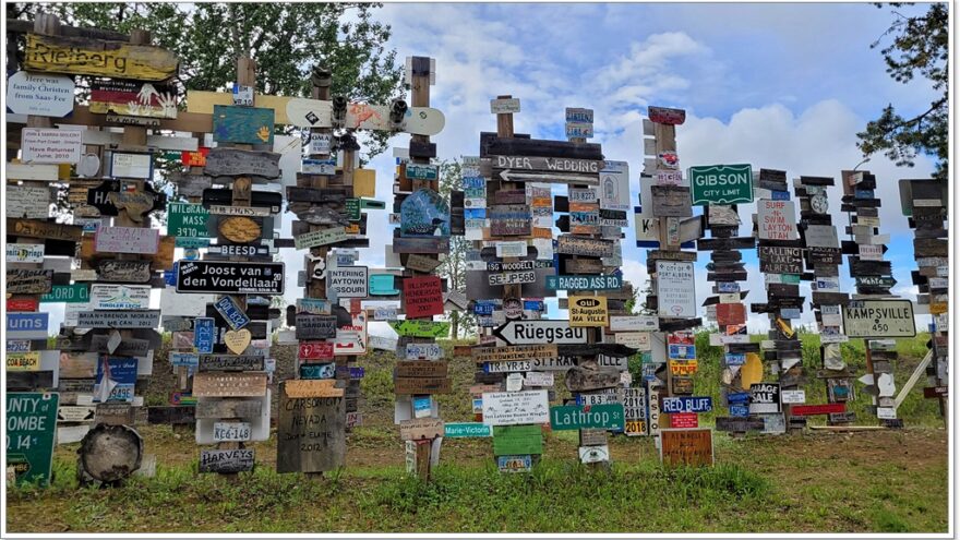 Watson Lake, Sign Post Forest, Yukon, Kanada