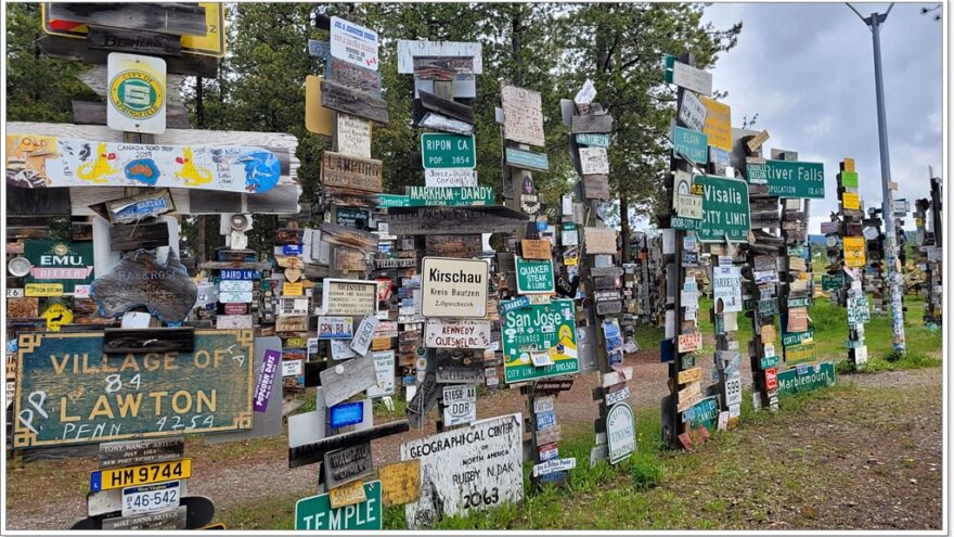 Watson Lake, Sign Post Forest, Yukon, Kanada