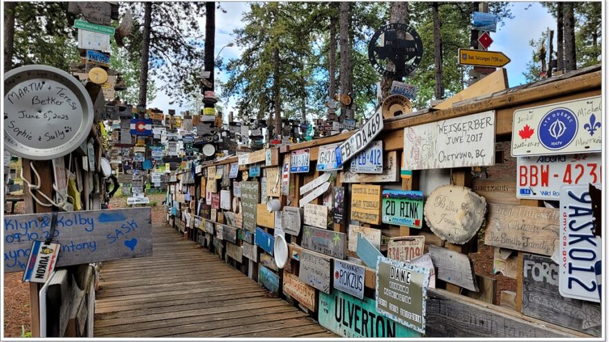 Watson Lake, Sign Post Forest, Yukon, Kanada