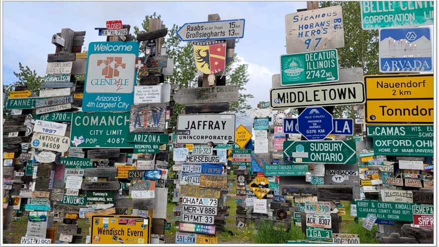 Watson Lake, Sign Post Forest, Yukon, Kanada