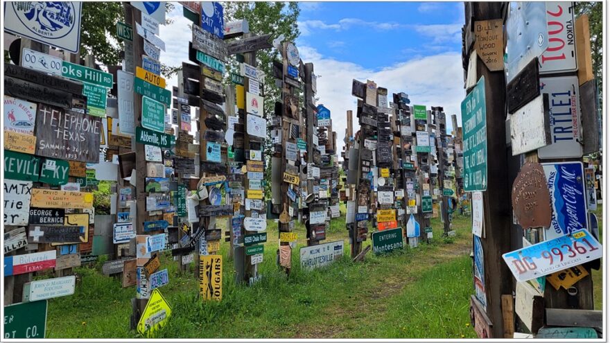 Watson Lake, Sign Post Forest, Yukon, Kanada