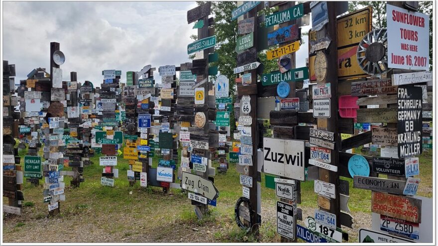 Watson Lake, Sign Post Forest, Yukon, Kanada