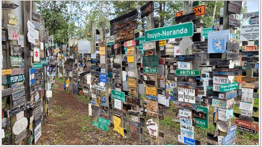 Watson Lake, Sign Post Forest, Yukon, Kanada