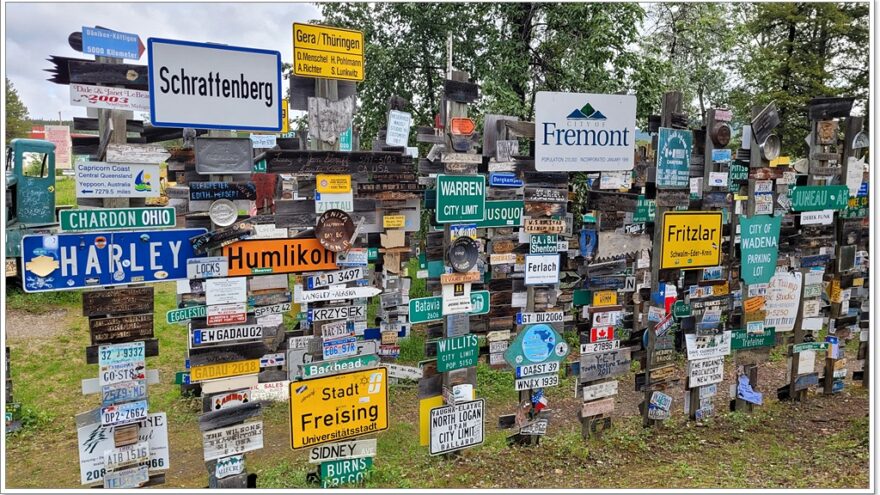 Watson Lake, Sign Post Forest, Yukon, Kanada