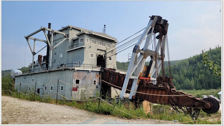 Dawson City - Yukon - Kanada - Dredge Nr.4 - Bonanza Creek - Klondike Goldrausch