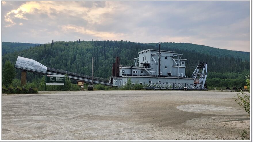 Dawson City - Yukon - Kanada - Dredge Nr.4 - Bonanza Creek - Klondike Goldrausch